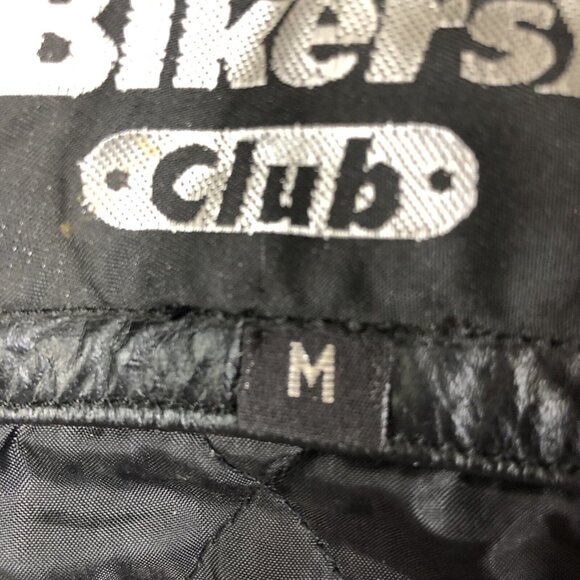 Black Leather Jacket Womens M Moto Fringe Scrolls Braids Biker Whimsigoth Rock - Picture 9 of 16